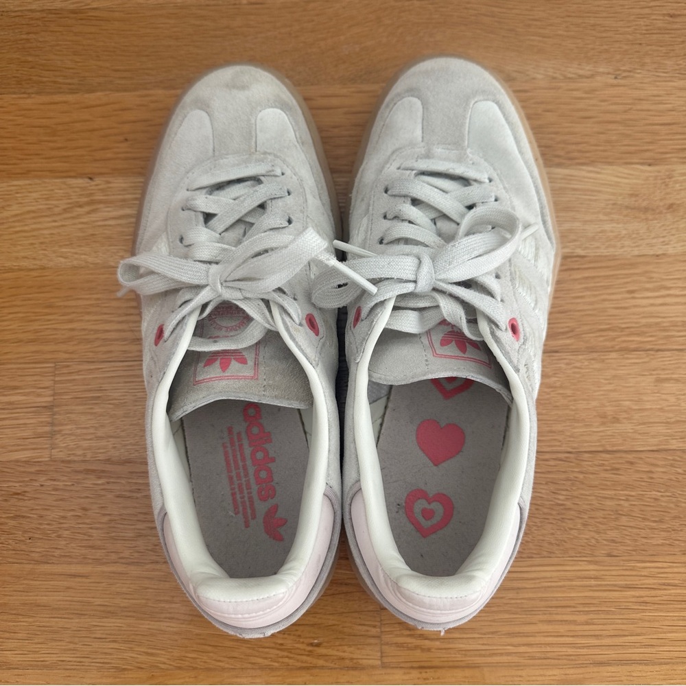 Adidas Women’s Sambae Suede Gum-Soled Sneaker - Picture 4 of 6